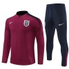 England Training Sweatshirts Quarter-zip 2024-25 Rote Für Kinder